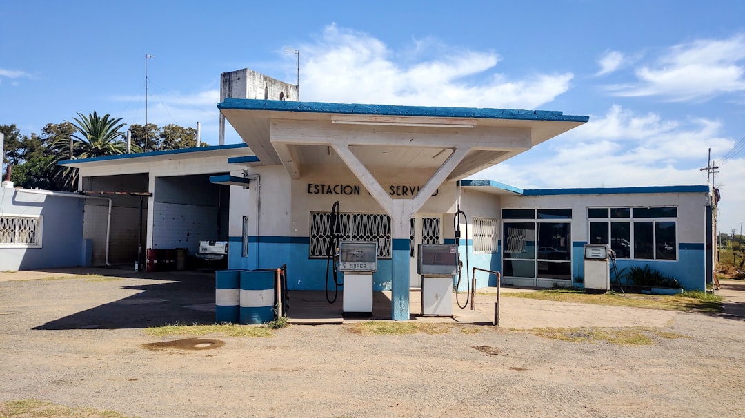 Estación de servicio en Argentina